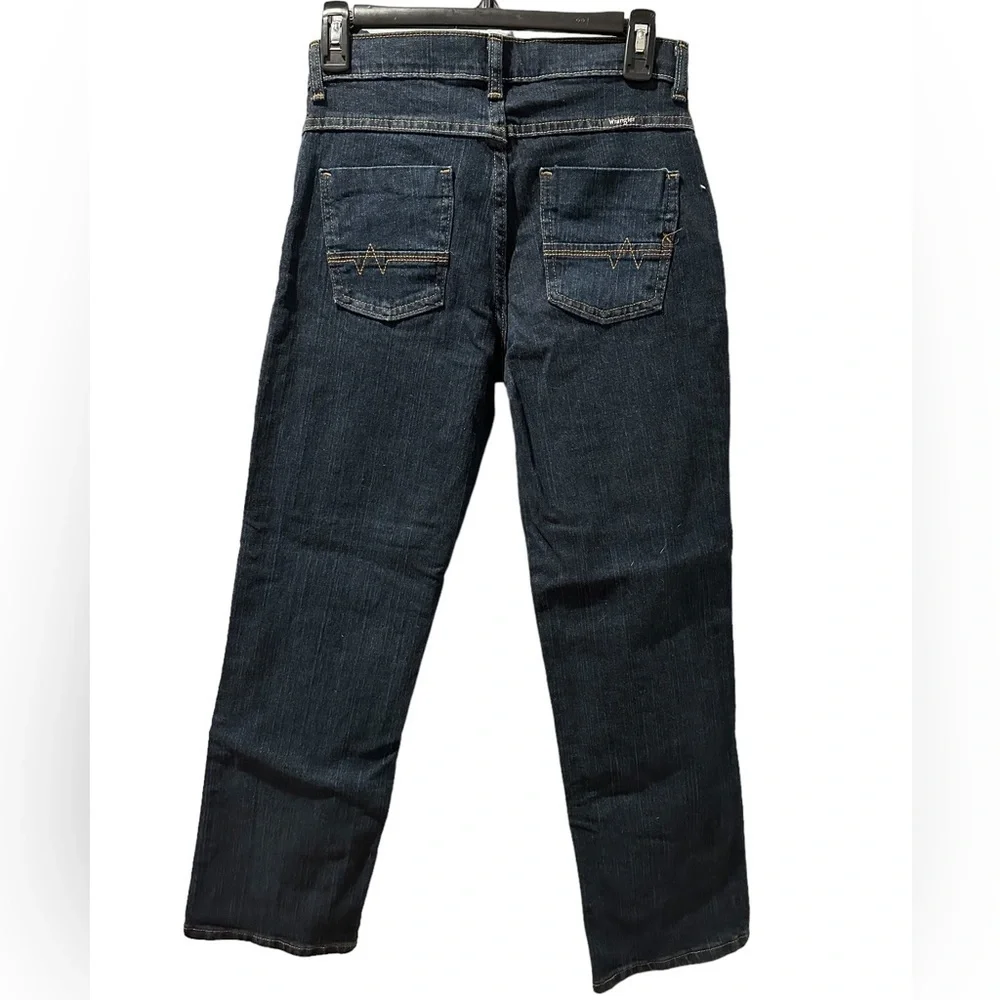 Wrangler Authentics-Boys Five pocket Jeans size 14 Regular Drk Wash ZBSCBM2